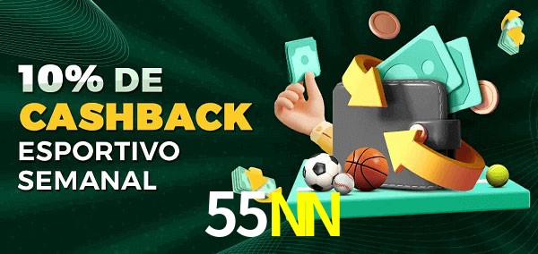 10% de bônus de cashback na 55NN