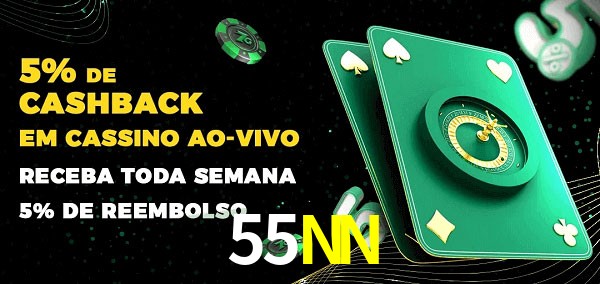 Promoções do cassino ao Vivo 55NN
